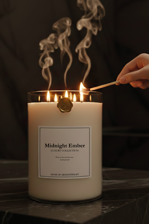 XL Midnight Ember Scented Candle, 2500 gr