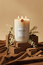XL Velvet Musk Scented Candle, 2500 gr