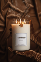 XL Velvet Musk Scented Candle, 2500 gr