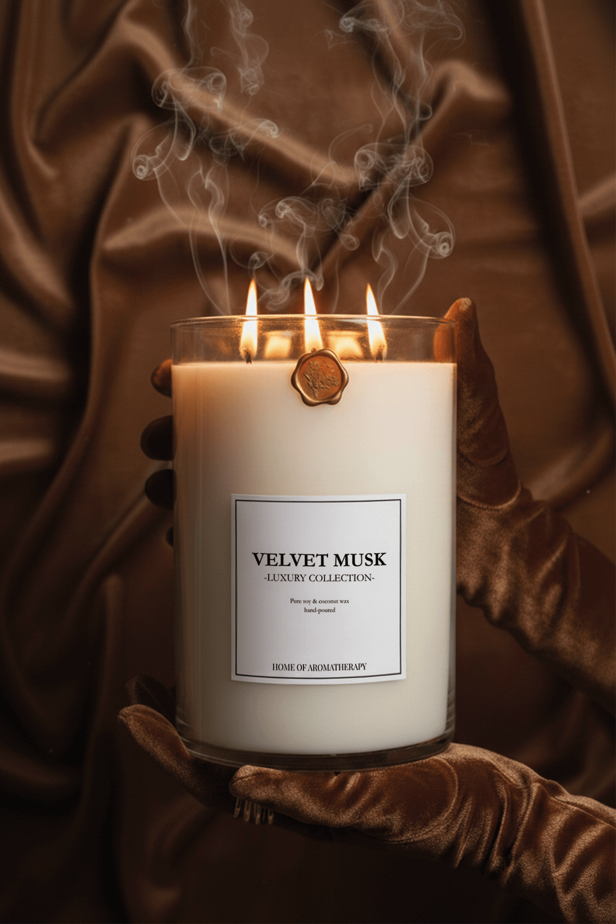 XL Velvet Musk Scented Candle, 2500 gr