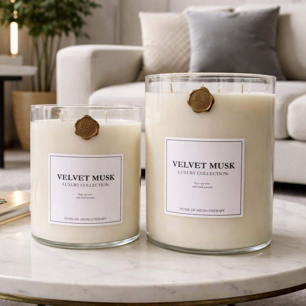 XXL Velvet Musk Scented Candle, 5000 gr