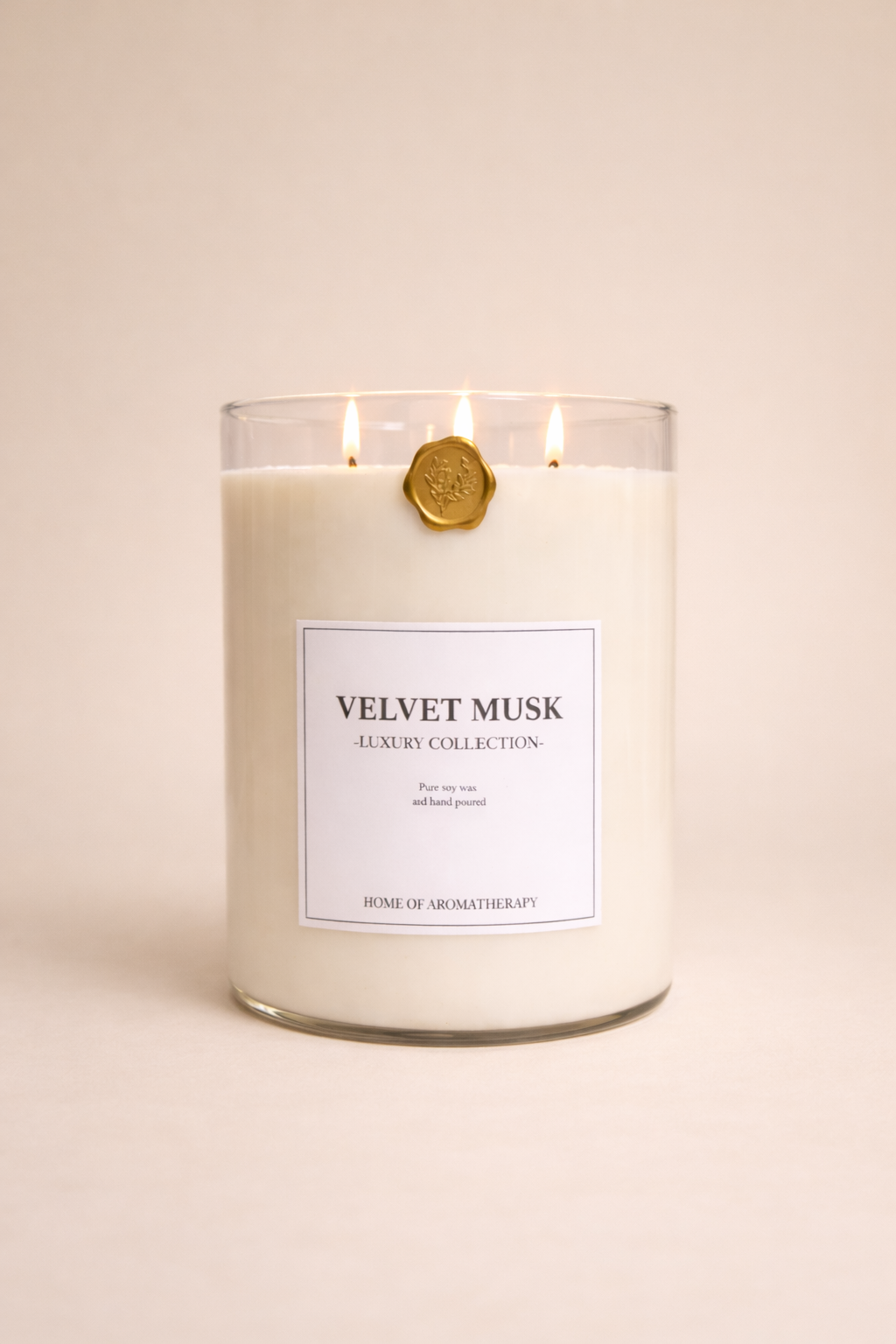 XL Midnight Amber Scented Candle, 2500 gr