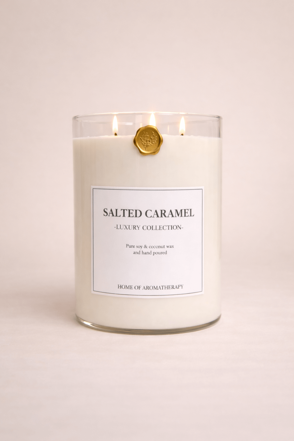 XL Salted Caramel Scented Candle, 2500 gr