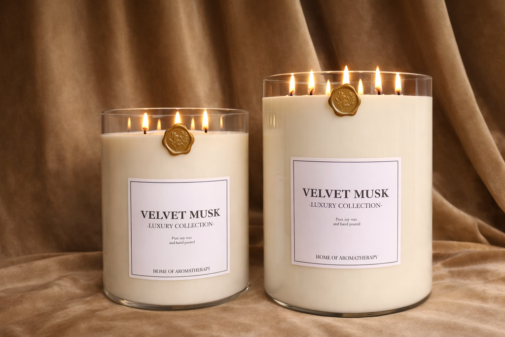 XXL Midnight Amber Scented Candle, 5000 gr